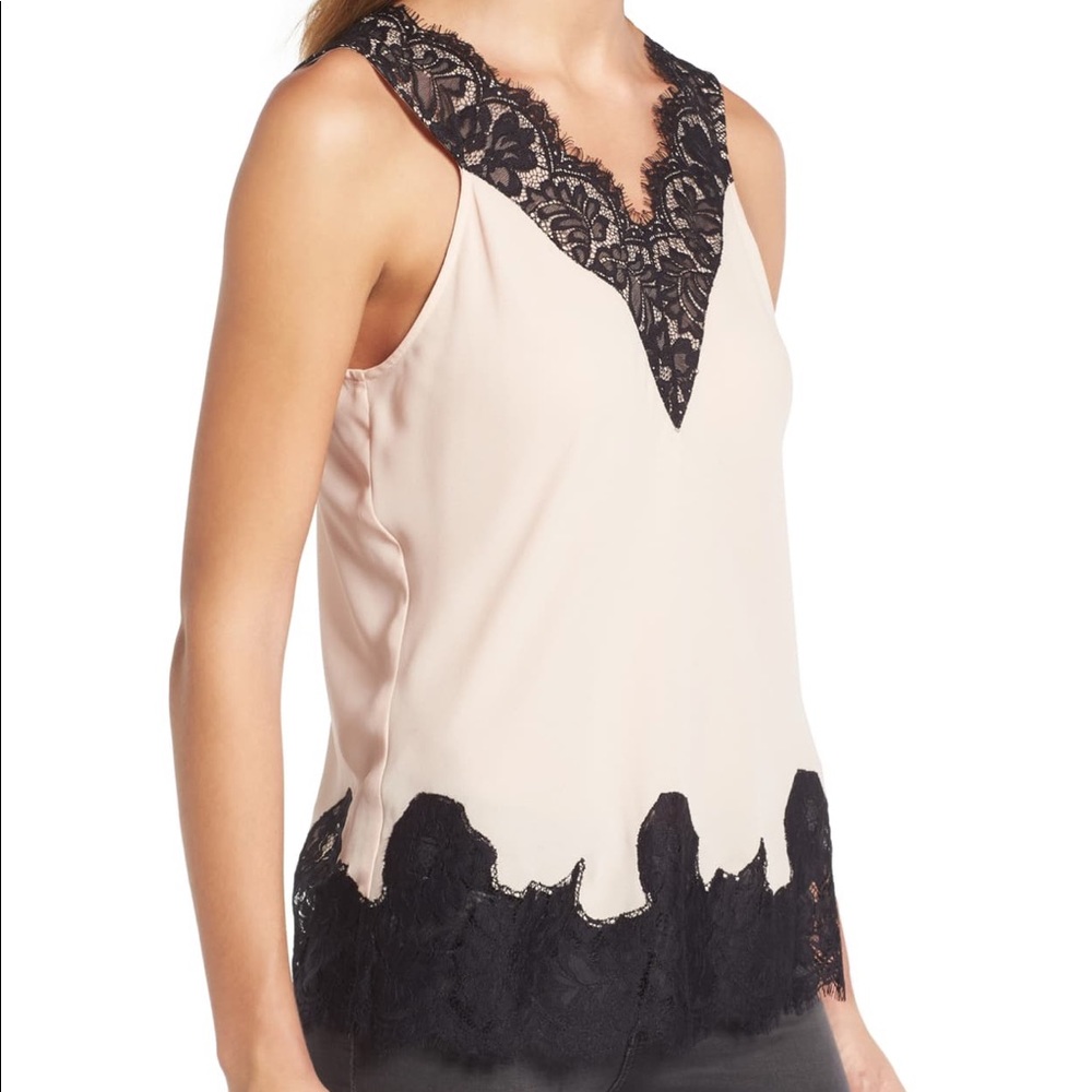 Chelsea28 lace trim tank